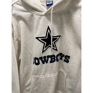 Dallas Cowboys Hoodie XL NFL Ultra Game Cream Pullover Sweatshirt NWT
